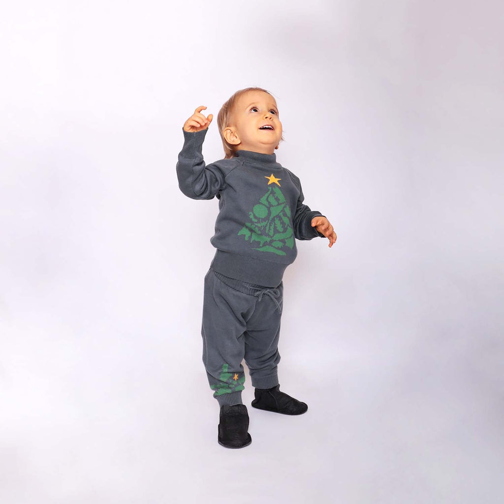 Baby Christmas Leggings in Grey - money shopping คุ้ม