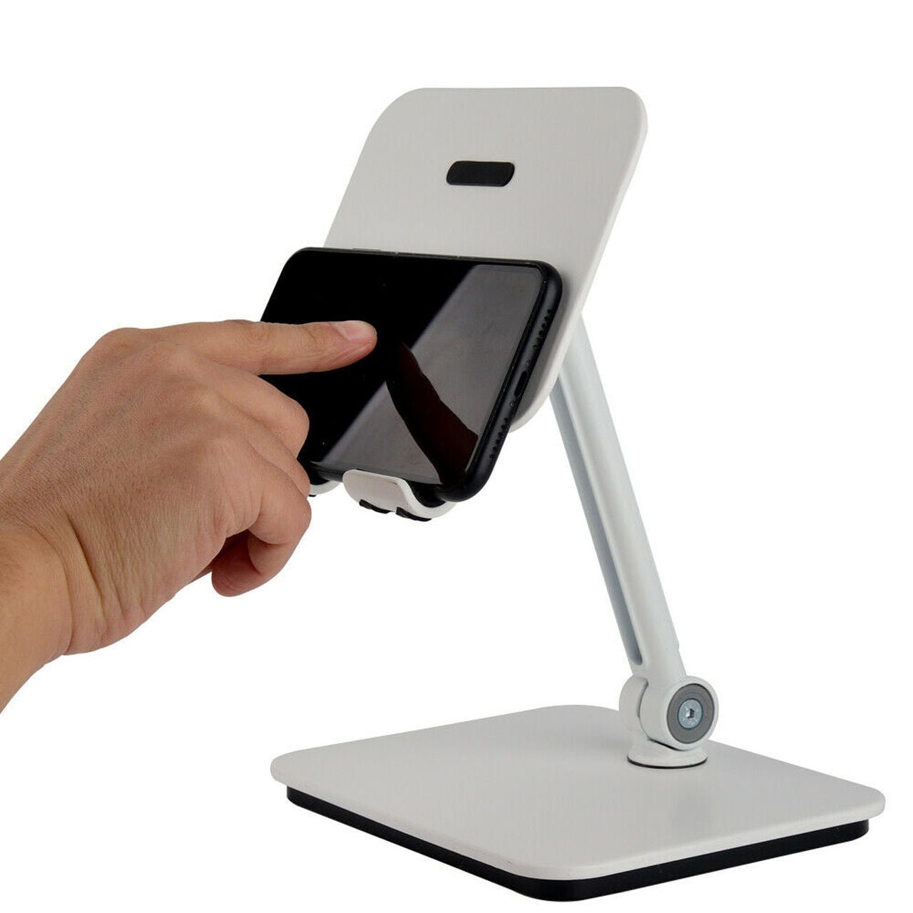 NNEDSZ Full Motion 3 in 1 Smartphone Tablet and Notebook Holder White - money shopping คุ้ม