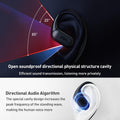 NNEDSZ Wireless Bluetooth Earphone Ear - Mounted - Black - money shopping คุ้ม