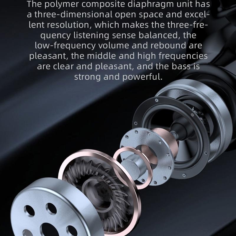 NNEDSZ Wireless Bluetooth Earphones With Charging Case - F8 - Red Double Ear - money shopping คุ้ม