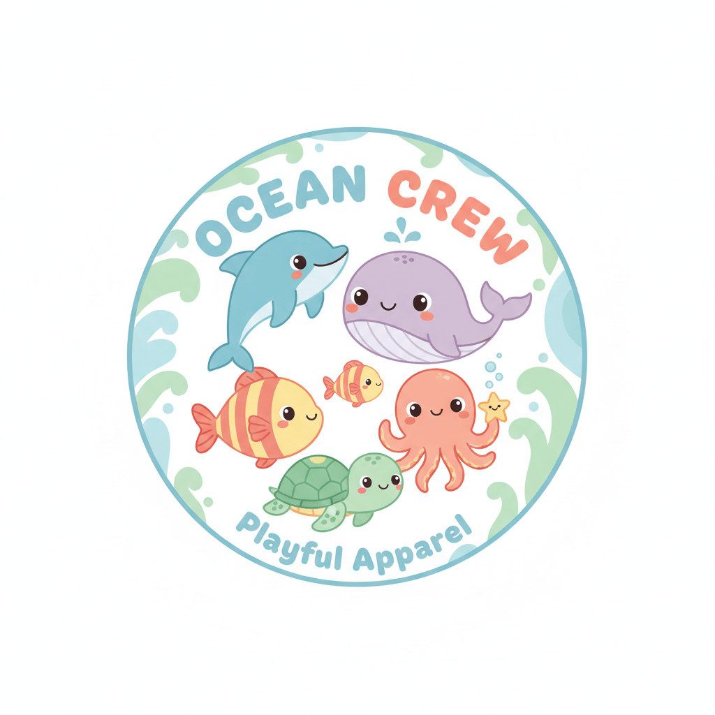 เสื้อเด็กลายสัตว์น้ำน่ารัก - money shopping คุ้ม